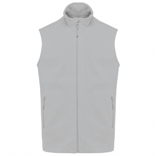 snow grey Chaleco micropolar ecorresponsable - Unisex