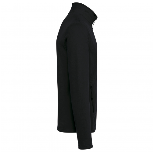 black Chaqueta micropolar ecorresponsable - Unisex