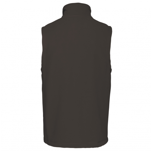dark grey Chaleco micropolar hombre