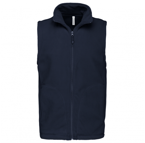 navy Chaleco micropolar hombre