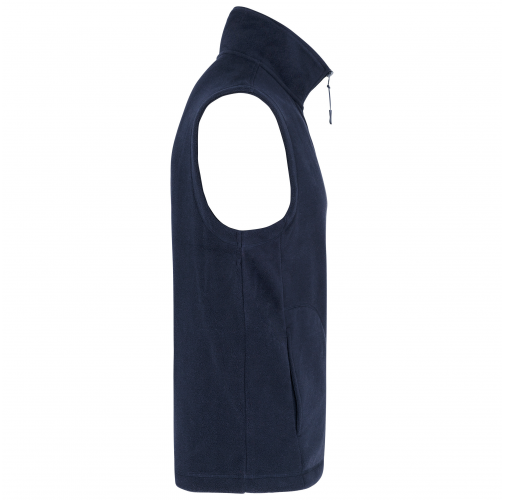 navy Chaleco micropolar hombre