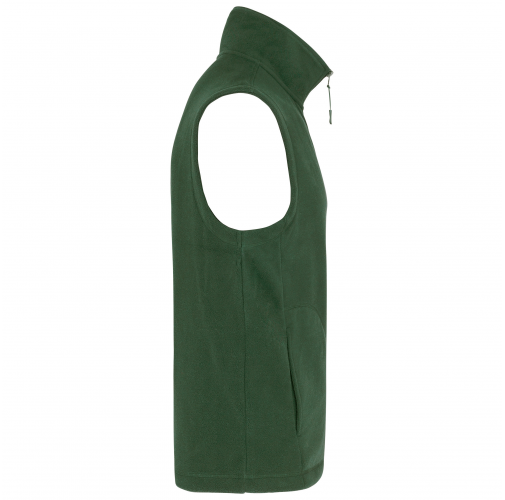 forest green Chaleco micropolar hombre