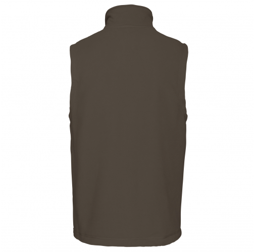 green olive Chaleco micropolar hombre