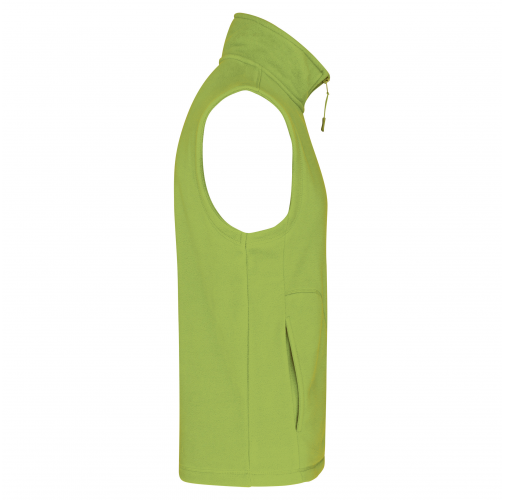 lime Chaleco micropolar hombre