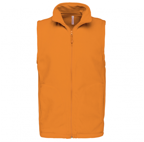 orange Chaleco micropolar hombre