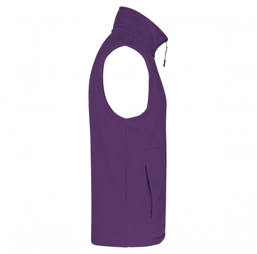 purple Chaleco micropolar hombre