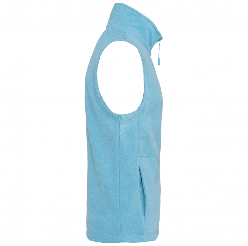 cloudy blue heather Chaleco micropolar hombre