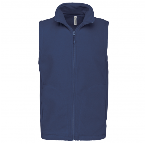 deep blue Chaleco micropolar hombre