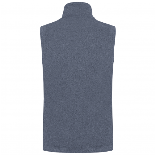 french navy heather Chaleco micropolar hombre