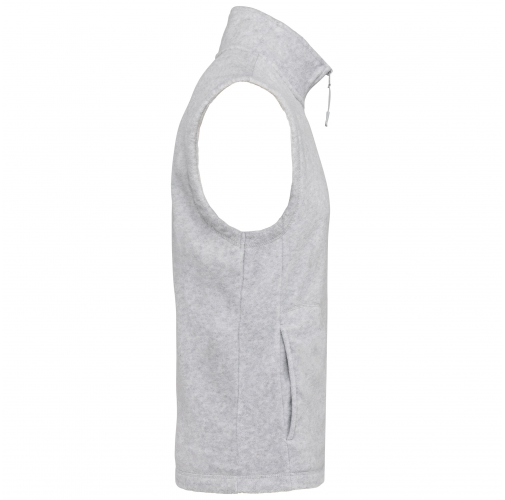 ash heather Chaleco micropolar hombre