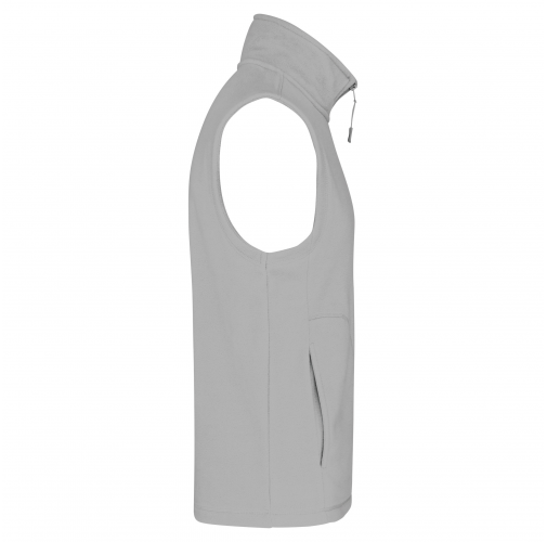 snow grey Chaleco micropolar hombre