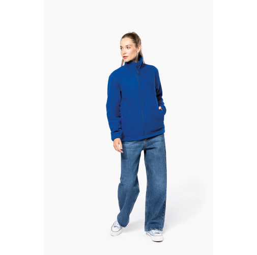 Chaqueta polar ajustable con puños elásticos