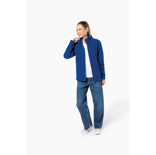 Chaqueta polar ajustable con puños elásticos