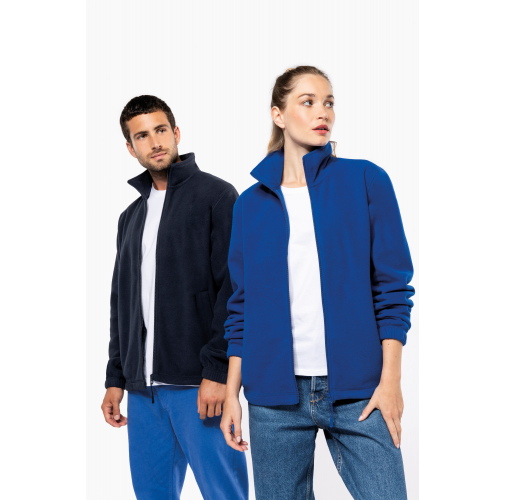 Chaqueta polar ajustable con puños elásticos