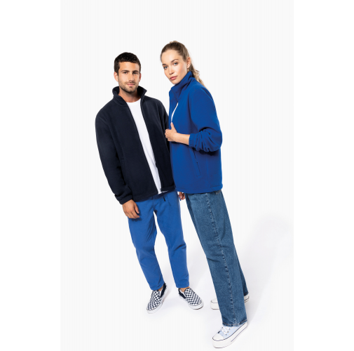 Chaqueta polar ajustable con puños elásticos