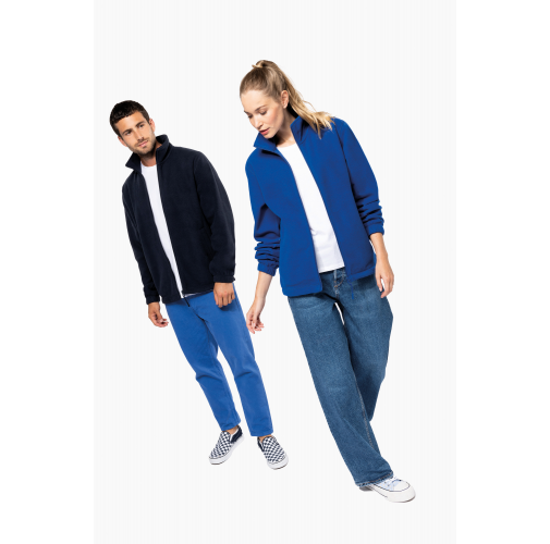 Chaqueta polar ajustable con puños elásticos
