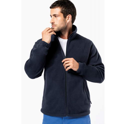 Chaqueta polar ajustable con puños elásticos