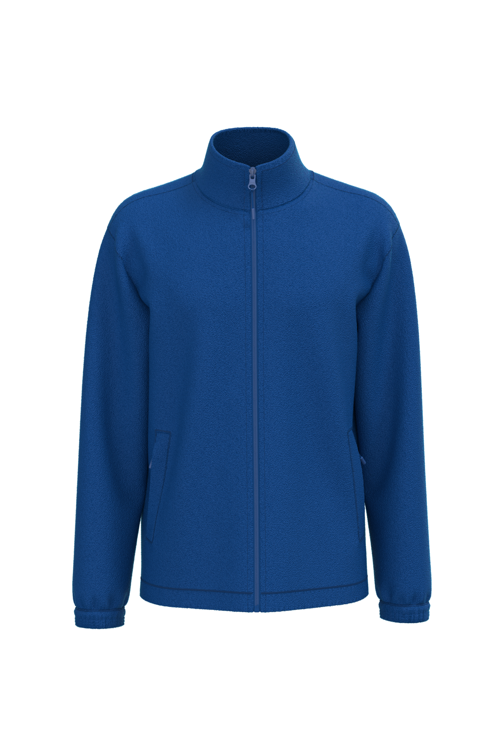 black Chaqueta polar ajustable con puños elásticos