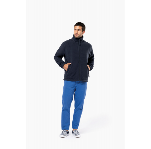 Chaqueta polar ajustable con puños elásticos