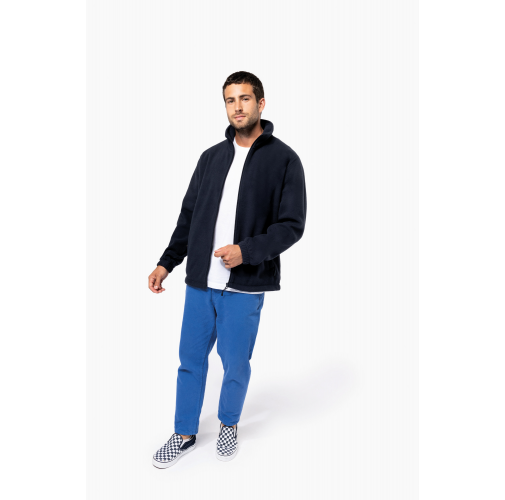 Chaqueta polar ajustable con puños elásticos