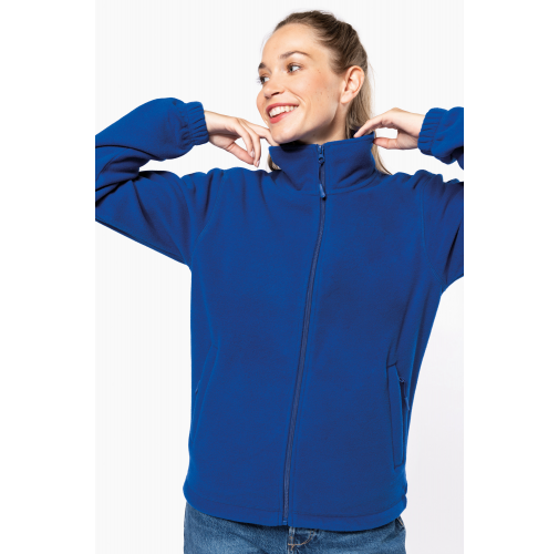 Chaqueta polar ajustable con puños elásticos