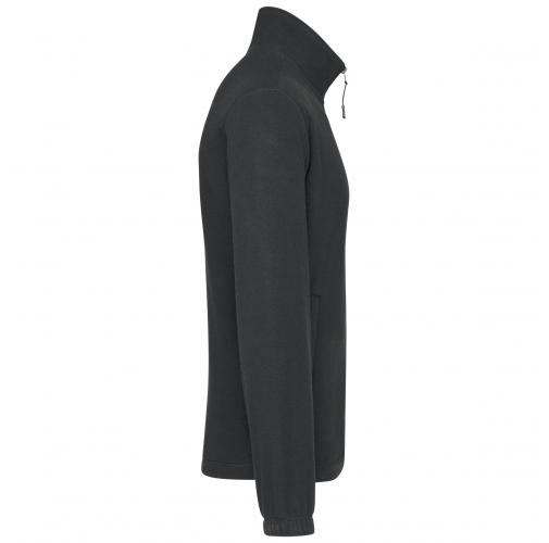 dark grey Chaqueta polar ajustable con puños elásticos