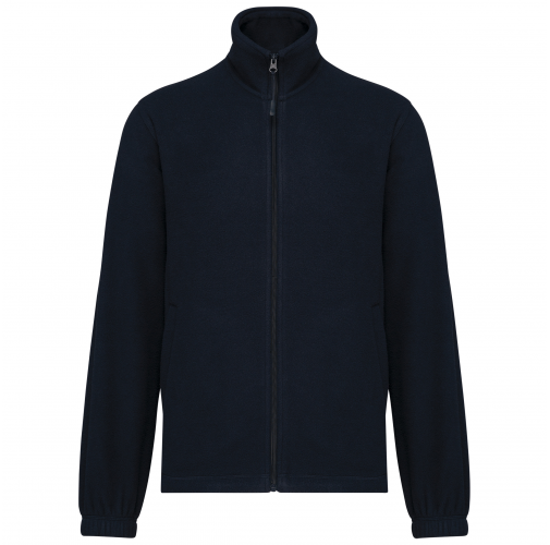 navy Chaqueta polar ajustable con puños elásticos