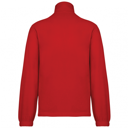 red Chaqueta polar ajustable con puños elásticos