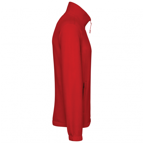 red Chaqueta polar ajustable con puños elásticos