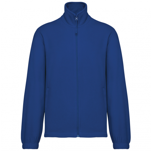 royal blue Chaqueta polar ajustable con puños elásticos