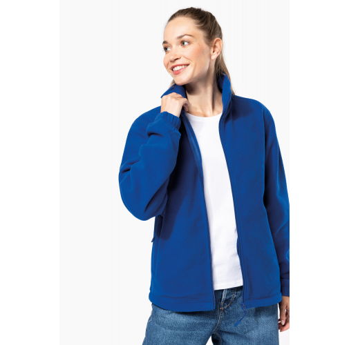 Chaqueta polar ajustable con puños elásticos