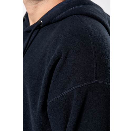 Sudadera oversize con capucha - micropolar reciclado - Unisex