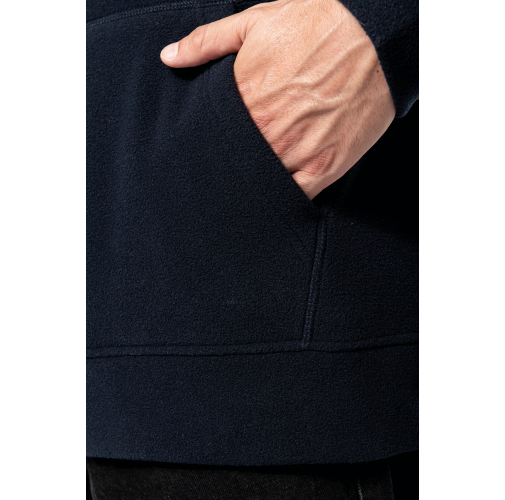 Sudadera oversize con capucha - micropolar reciclado - Unisex