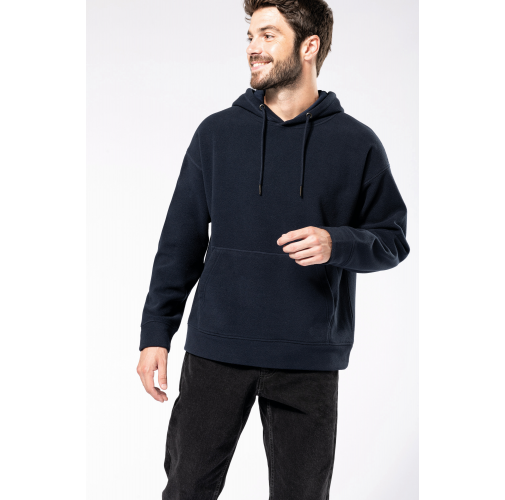 Sudadera oversize con capucha - micropolar reciclado - Unisex