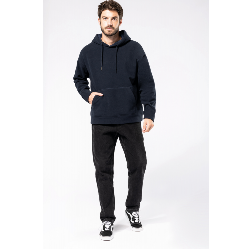 Sudadera oversize con capucha - micropolar reciclado - Unisex