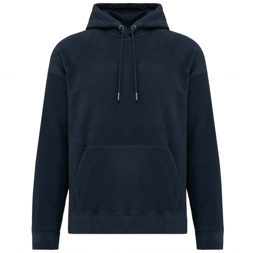 navy Sudadera oversize con capucha - micropolar reciclado - Unisex