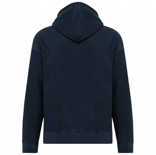 navy Sudadera oversize con capucha - micropolar reciclado - Unisex