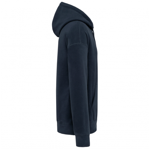navy Sudadera oversize con capucha - micropolar reciclado - Unisex