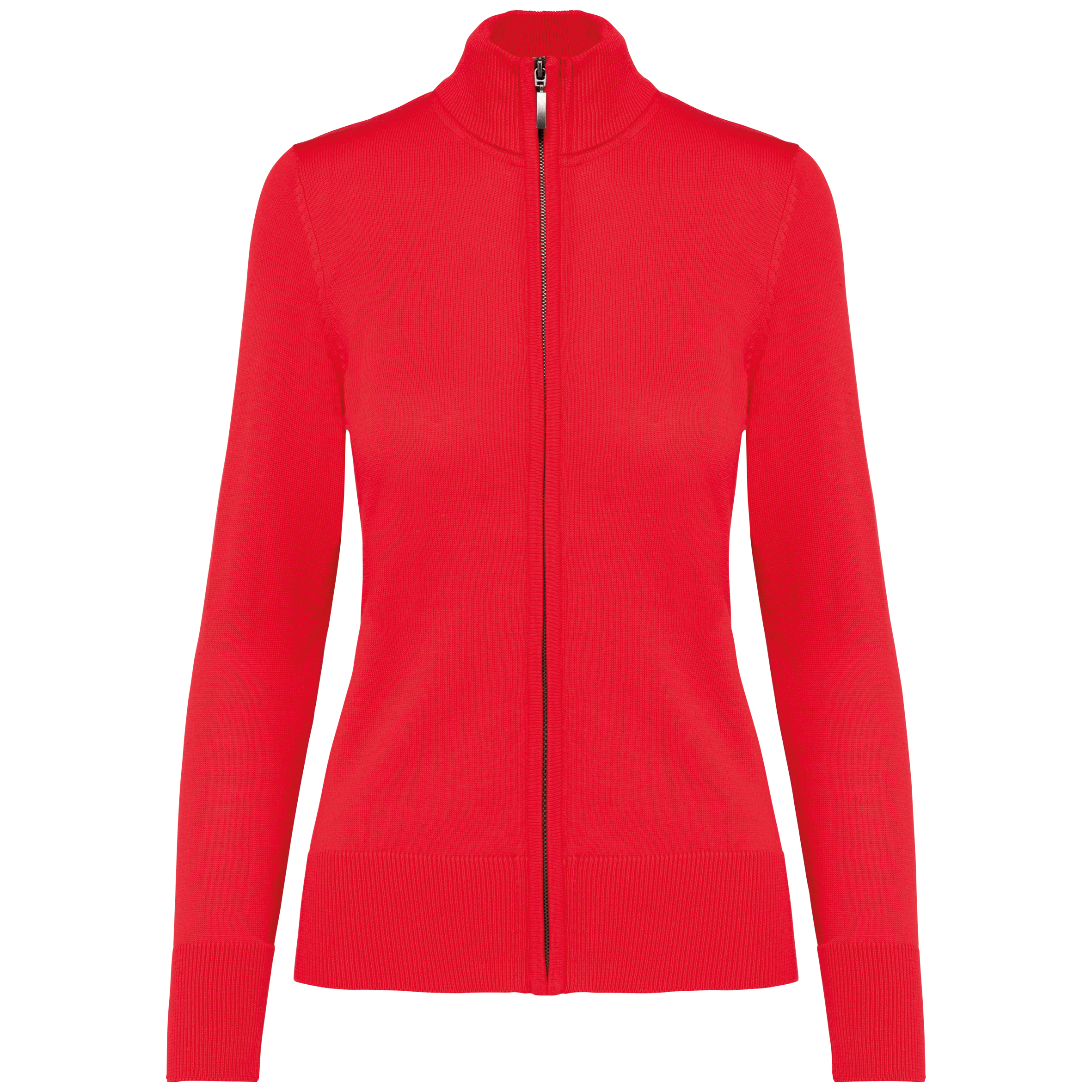 Chaqueta de punto con cremallera mujer