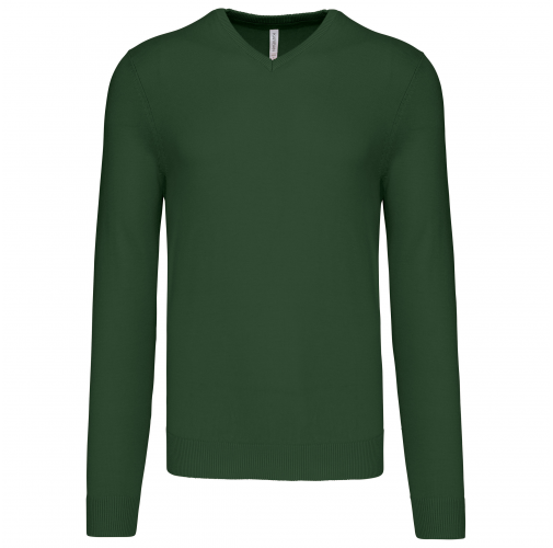 Jersey cuello de pico hombre