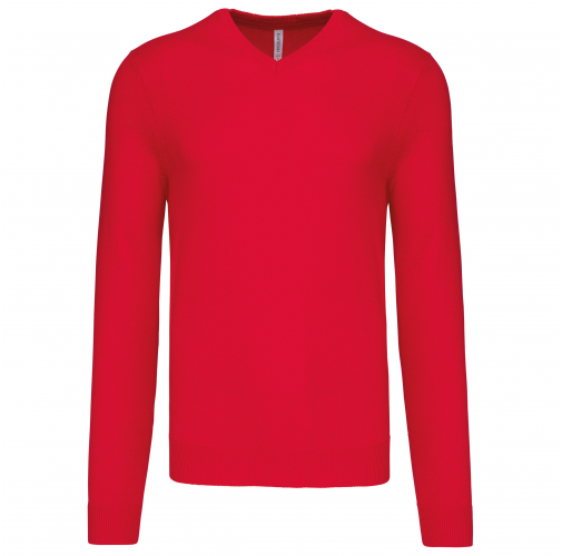 Jersey cuello de pico hombre