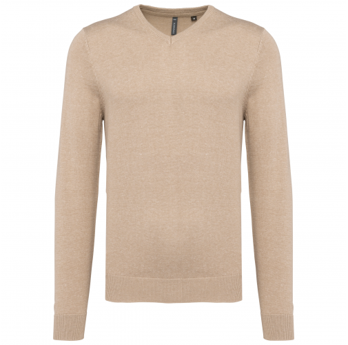 Jersey cuello de pico hombre
