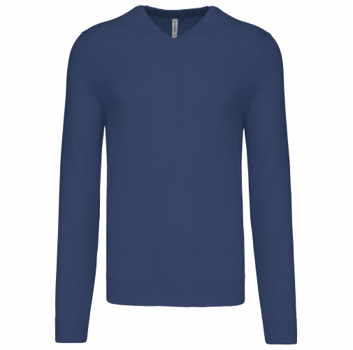 Jersey cuello de pico hombre
