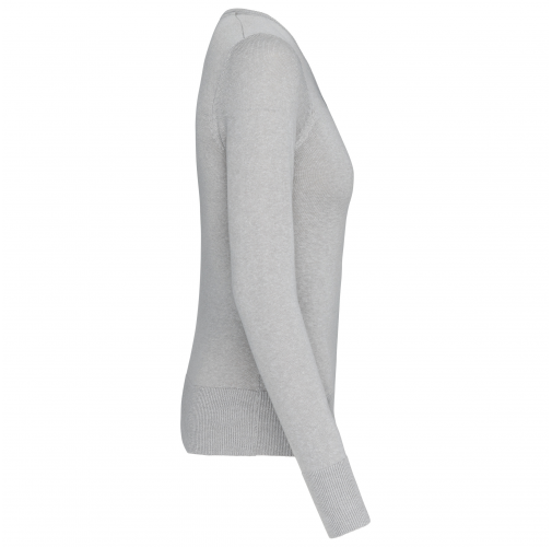 Jersey cuello de pico mujer
