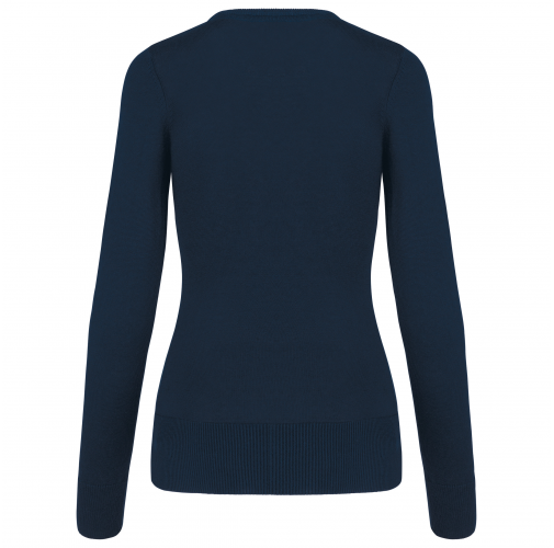 Jersey cuello de pico mujer