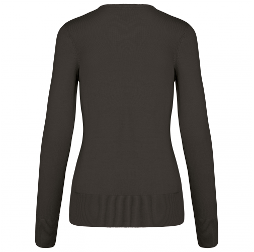 Jersey cuello de pico mujer