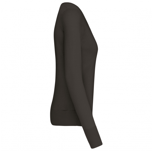 Jersey cuello de pico mujer