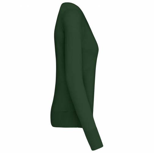 Jersey cuello de pico mujer