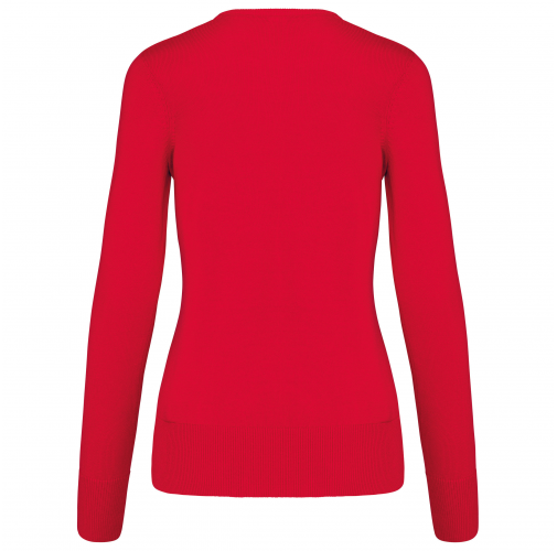 Jersey cuello de pico mujer