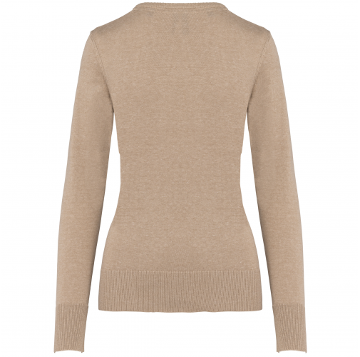 Jersey cuello de pico mujer